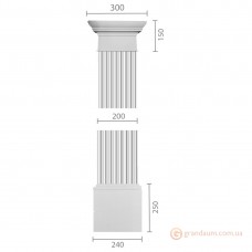 Пилястра из гипса ка-84