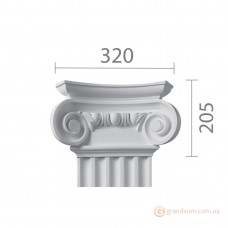 Капитель пилястры из гипса кп-24