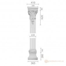 Пилястра из гипса ка-42