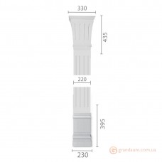 Пилястра из гипса ка-57