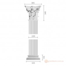 Пилястра из гипса ка-97