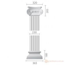 Пилястра из гипса ка-24