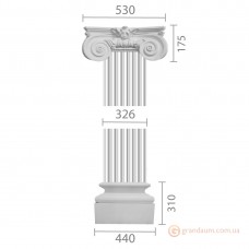 Пилястра из гипса ка-44