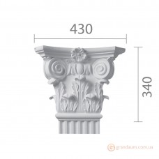 Капитель пилястры из гипса кп-19