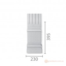 База колонны из гипса б-57 (пилястра)