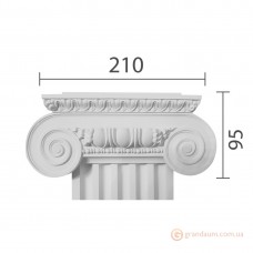 Капитель пилястры из гипса кп-41
