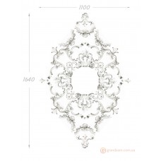 Наборная розетка из гипса Нр-инд. 2