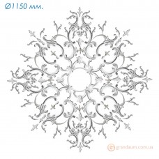 Наборная розетка из гипса Нр-инд. 11 диаметр 1150 мм