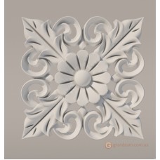 Розетка на потолок из гипса 188х188