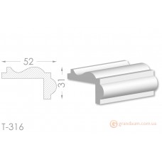 Тяга, гипсовый молдинг т-316