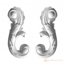 Декоративный угол из гипса у-39 L-125мм