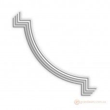 Декоративный угол из гипса у-21 h135х135мм