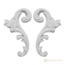 Декоративный угол из гипса у-83 h143мм