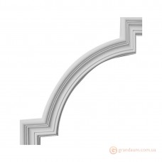 Декоративный угол из гипса у-25 h185х185мм