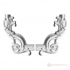 Декоративный угол из гипса у-19 h190х150мм