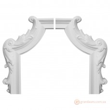 Декоративный угол из гипса у-78 h200х125мм