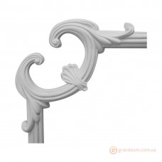 Декоративный угол из гипса у-31 h250х250мм