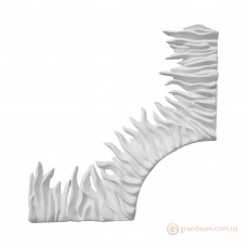 Декоративный угол из гипса у-61 h260х260мм