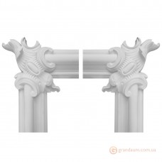 Декоративный угол из гипса у-64 h290х270мм
