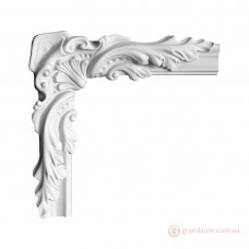 Декоративный угол из гипса у-93 h300х300мм