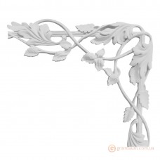 Декоративный угол из гипса у-69 h380х390мм