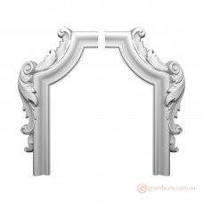 Декоративный угол из гипса у-46 h420х240мм