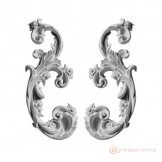 Декоративный угол из гипса у-168 h440х178 мм