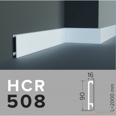 Напольный плинтус с гладким профилем Grand decor HCR 508 (2,00м)