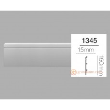 Напольный плинтус с гладким профилем Home Decor 1345 (2,44м)