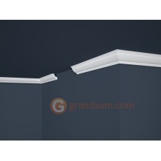 Потолочный плинтус с гладким профилем, багет Marbet E28