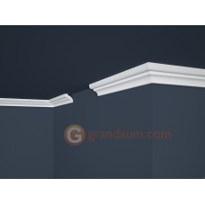 Потолочный плинтус с гладким профилем, багет Marbet E6