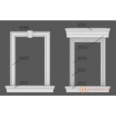 Фасадный декор, Молдинг Modus decor КЗ 003