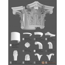 Базы и капители Modus decor КЛ 017.04