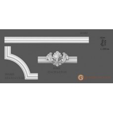 Молдинг с гладким профилем Modus decor М 002