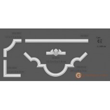 Молдинг с гладким профилем Modus decor М 007