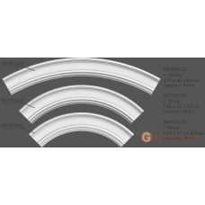 Молдинг радиусный Modus decor МР 010.02