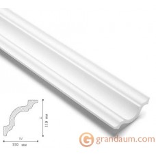 Потолочный плинтус с гладким профилем NMC LX150