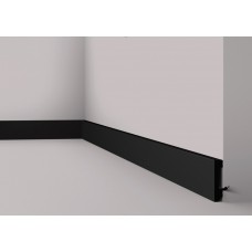 Напольный плинтус с гладким профилем NMC FT2 BLACK