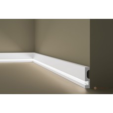 Напольный плинтус с гладким профилем NMC IL11