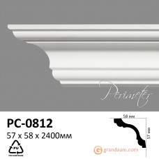 Карниз с гладким профилем Perimeter PC-0812 
