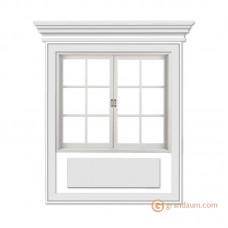 Обрамление окон для фасада решение 6