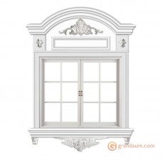 Обрамление окон для фасада решение 9