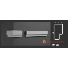 Молдинг фасадный Fastrock МЛ-003 25*60 MM