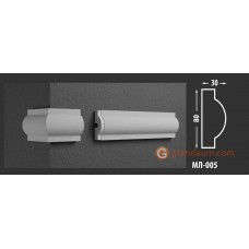 Молдинг фасадный Fastrock МЛ-005 30*80 MM