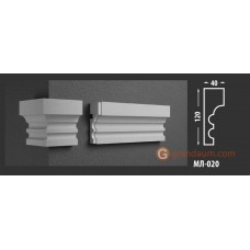 Молдинг фасадный Fastrock МЛ-020 40*120 MM