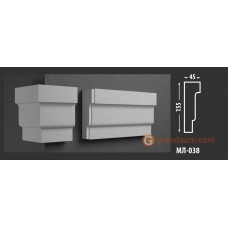 Молдинг фасадный Fastrock МЛ-038 45*155 MM