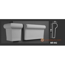 Молдинг фасадный Fastrock МЛ-042 55*170 MM