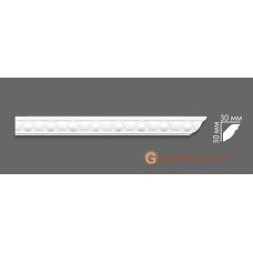 Потолочный плинтус, багет Villa Deco 06 G 30*30MM