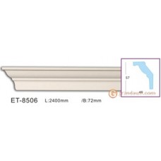 Карниз с гладким профилем Vip decor ET-8506 (VT-506)