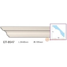 Карниз с гладким профилем Vip decor ET-8547